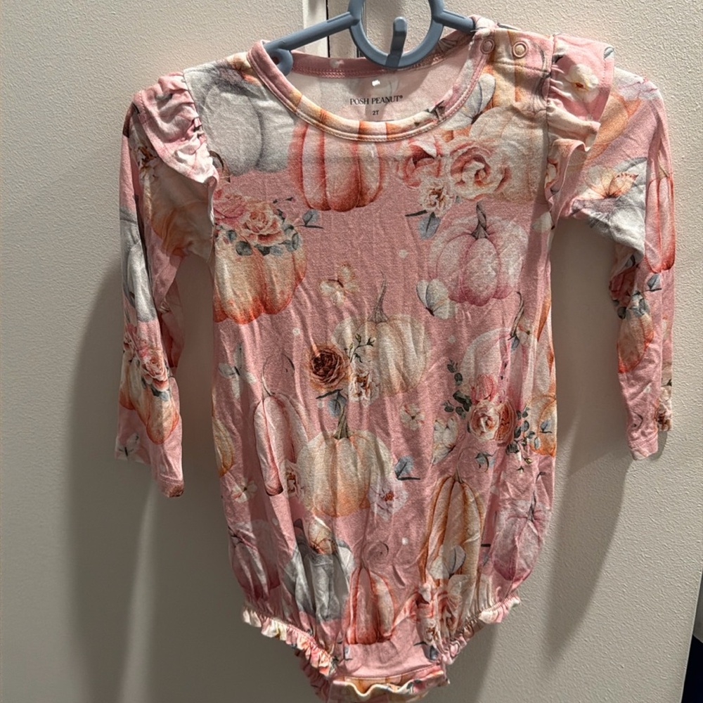 Posh Peanut Pumpkin Romper